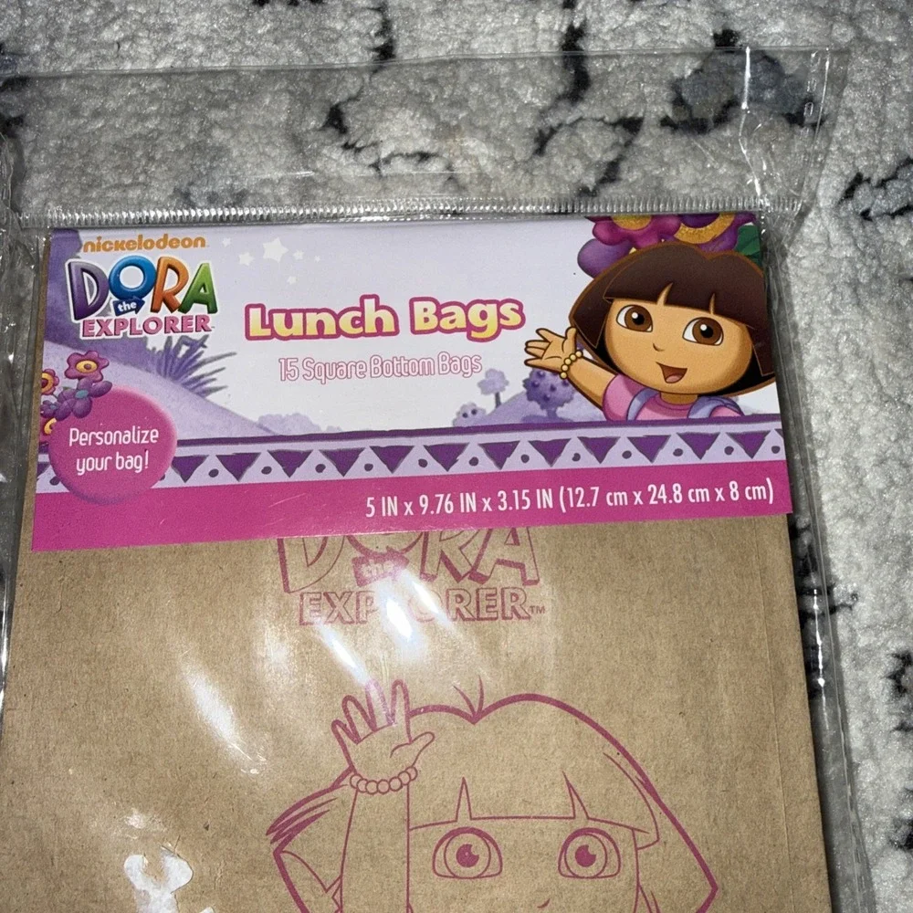 Nickelodeon Dora the Explorer Lunch  Loot Favor Treat Bags 2011 Two Packs Of 15